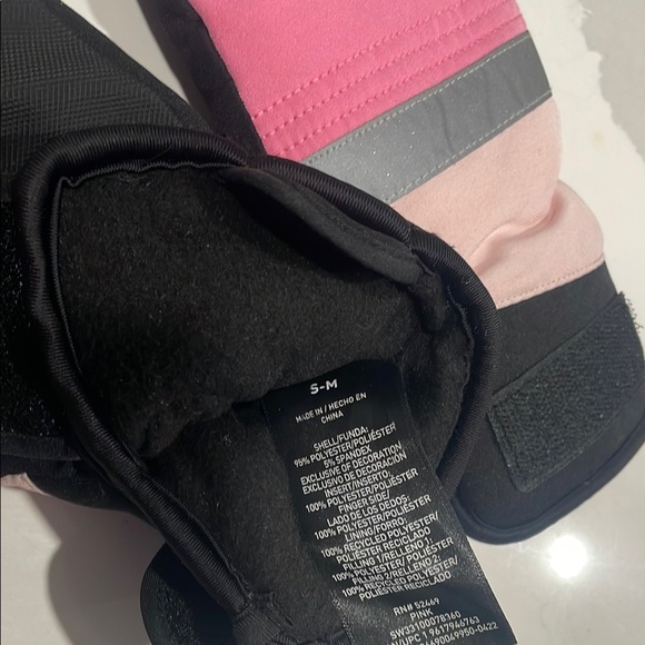 Pink and light Pink Winter Gloves - Picture 7 of 7